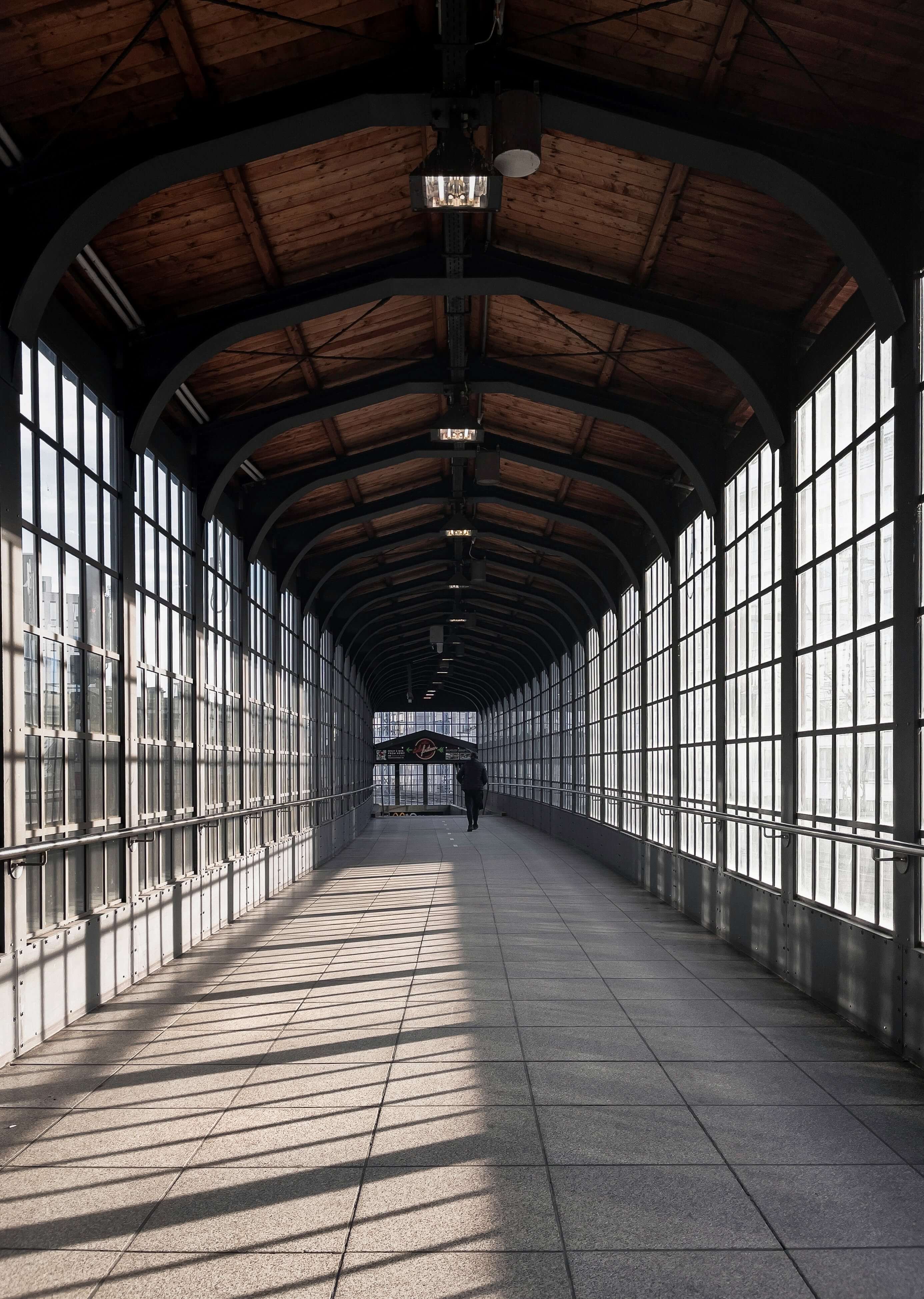 tunnel in the morning